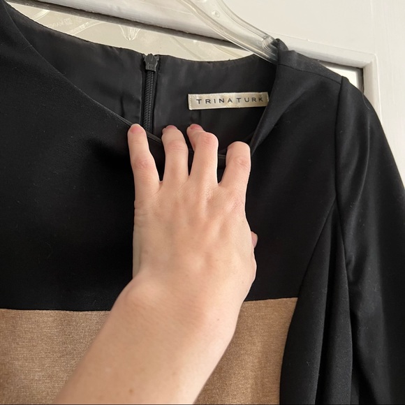 Trina Turk ponte dress with pockets - Picture 3 of 7